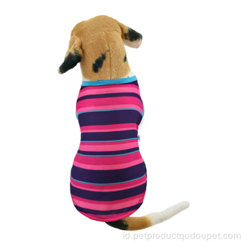 Rok stripe Stretch segar untuk pakaian pakaian hewan peliharaan